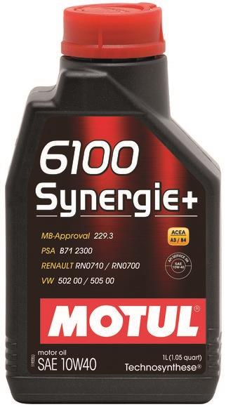 Ulei motor 4T MOTUL 6100 Synergie 10W40, volum 1 litru