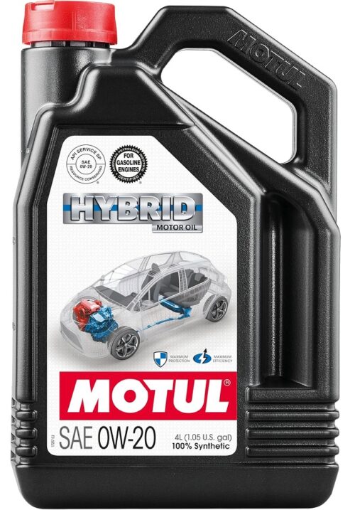 Ulei motor MOTUL HYBRID 0W20, volum 4 litri, sintetic