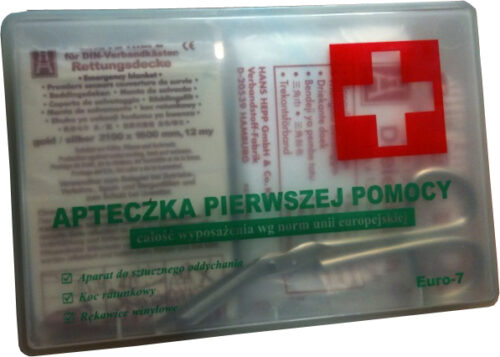 Trusa medicala auto MAMMOOTH MMT A100 004, din plastic, standard EURO 7