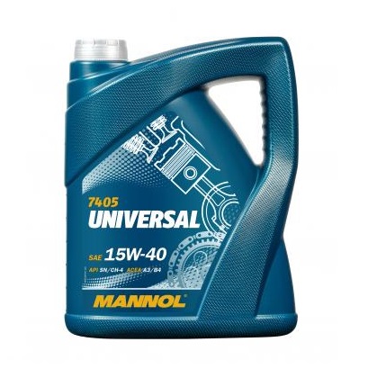 Ulei motor MANNOL UNIVERSAL MN7405-5 15W40, volum 5 litri, mineral