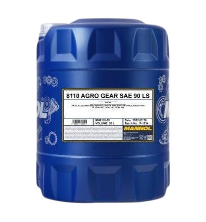 Ulei cutii viteze manuale MANNOL 8110 Agro Gear 90 LS MN8110-20, volum 20 litri, mineral