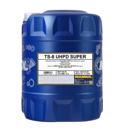 Ulei motor MANNOL TS-8 SUPER UHPD 5W30 MN7108-20, volum 20 litri, sintetic