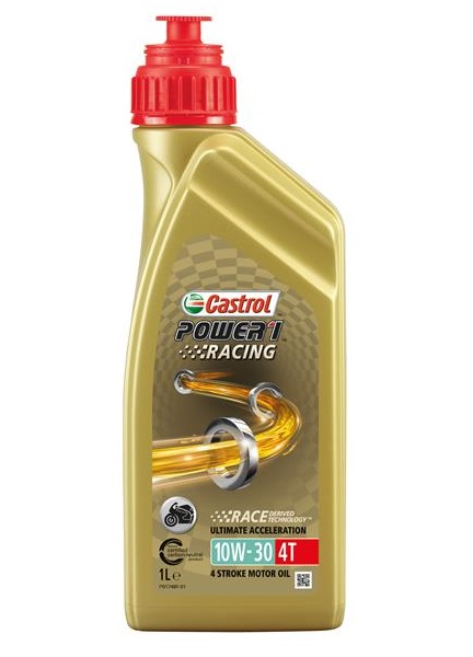 Ulei motor moto CASTROL Power 1 Racing 4T 10W30 14E948, volum 1 litru, sintetic