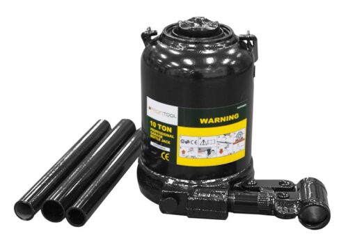 Cric hidraulic tip butelie PROFITOOL 0XPTPH0029, capacitate maxima ridicare 10 T, cursa 182-375 mm