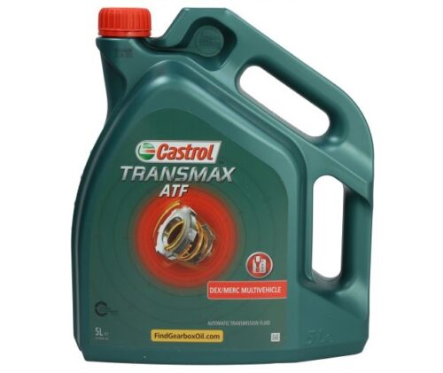 Ulei pentru cutie viteze automata CASTROL TRANSMAX ATF DEX/MERC Multivehicle 15DD2A, volum 5 litri, mineral