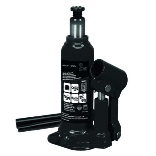 Cric hidraulic tip butelie PROFITOOL 0XPTPH0010BP, capacitate maxima ridicare 2 T, cursa 168-316 mm