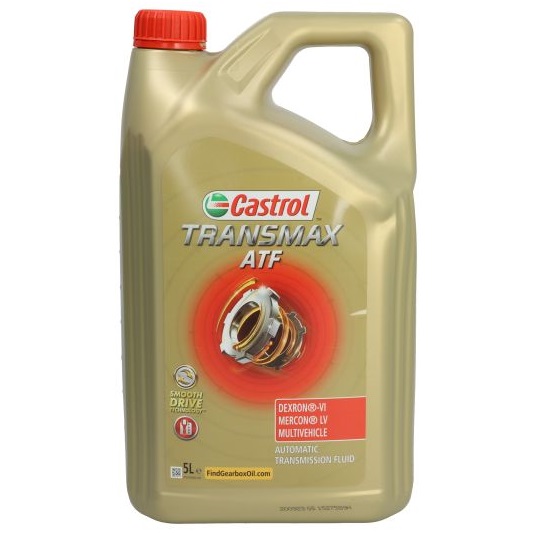Ulei cutie viteze automata CASTROL TRANSMAX ATF DEXRON VI MERCON LV Multivehicle 15D746, volum 5 litri, sintetic