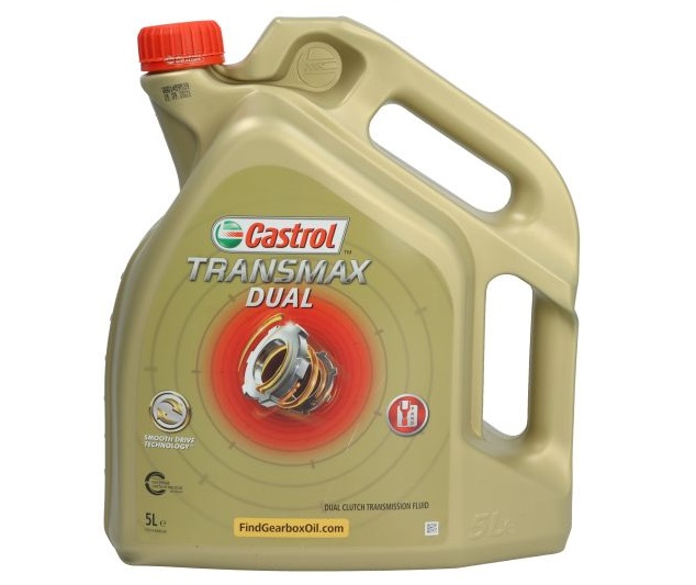 Ulei pentru cutie viteze DSG dublu ambreaj CASTROL Transmax Dual 15D917, volum 5 litri, sintetic