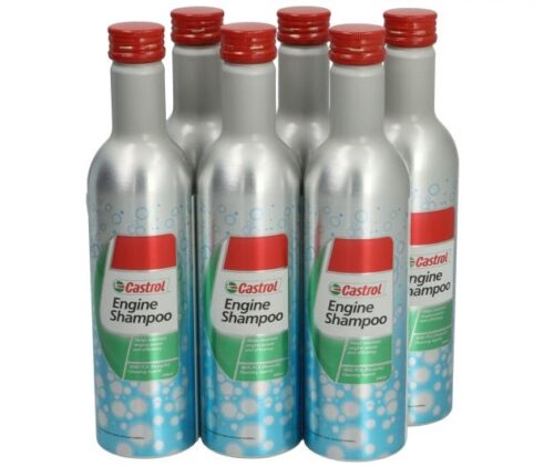 Set 6 x aditiv CASTROL Engine Shampoo, 300 ml, pentru indepartarea depunerilor din motor