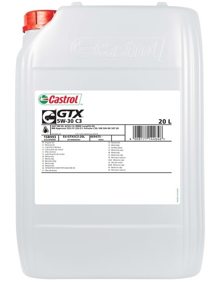 Ulei motor CASTROL GTX C3 5W30 15DAFE, volum 20 litri, sintetic