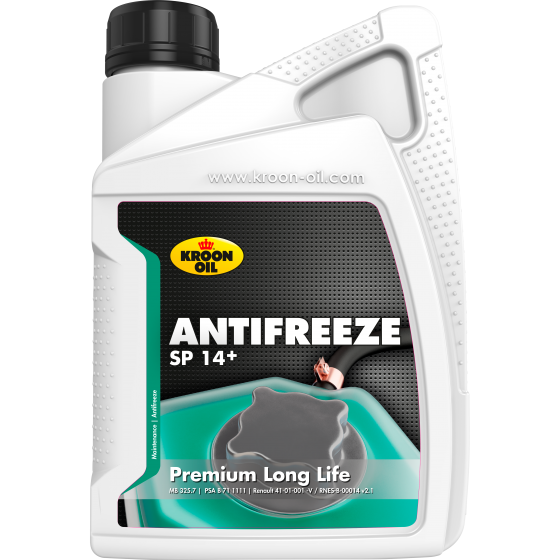 Antigel KROON OIL Antifreeze SP 14+ Premium Long Life 37346, verde/albastru, volum 1 litru