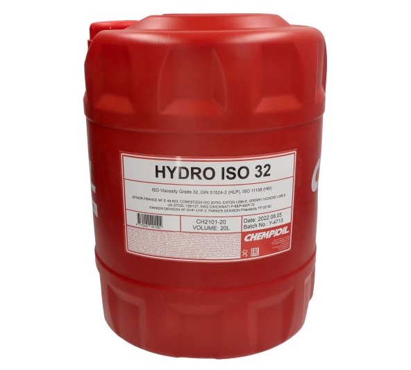 Ulei hidraulic CHEMPIOIL HYDRO HM/HLP ISO 32, volum 20 litri