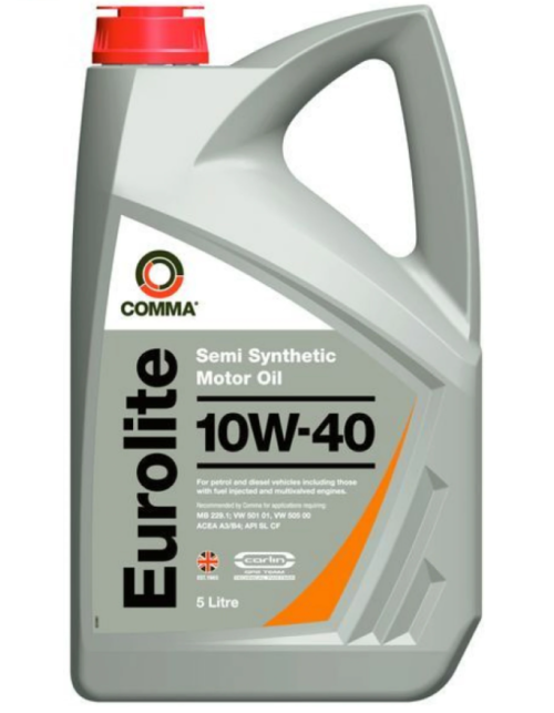 Ulei motor COMMA EUROLITE 10W40, volum 5 litri, sintetic