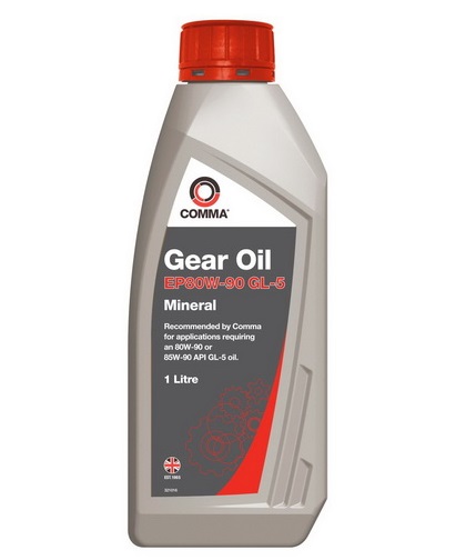Ulei cutie viteze manuala COMMA GEAR OIL EP80W90 GL5, volum 1 litru, mineral