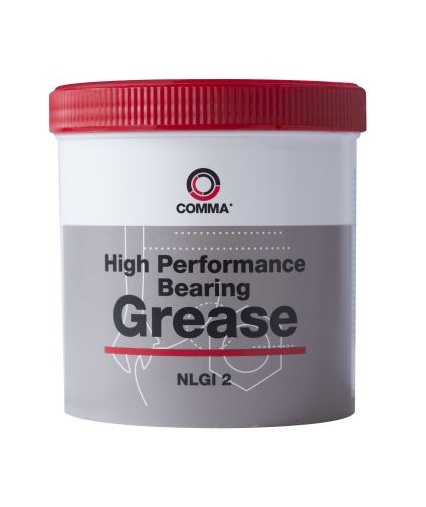 Vaselina pentru rulmenti COMMA High Performance Bearing Grease NLGI 2, cutie 500 g