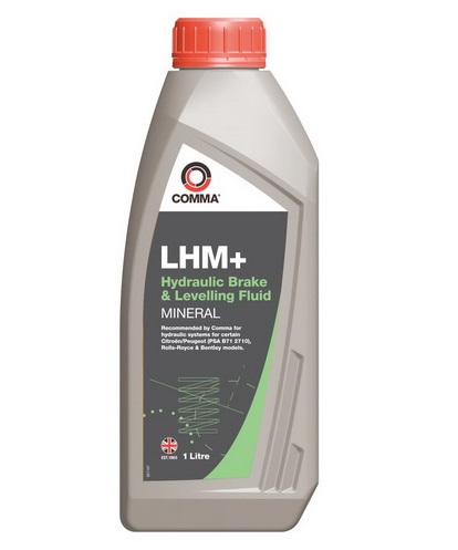 Ulei hidraulic pentru frana si suspensie hidropneumatica COMMA LHM Plus, volum 1 litru, mineral