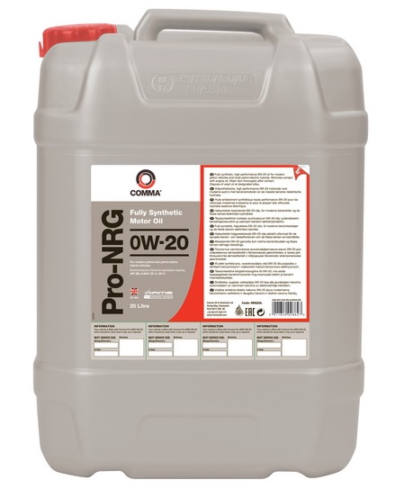 Ulei motor COMMA Pro-NRG 0W20, volum 20 litri, sintetic