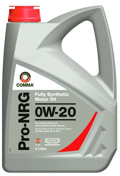 Ulei motor COMMA Pro-NRG 0W20, volum 4 litri, sintetic