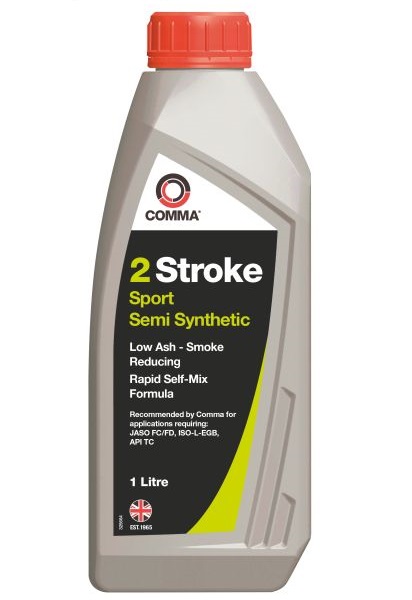 Ulei motor moto COMMA Two Wheel 2T, volum 1 litru, semi sintetic
