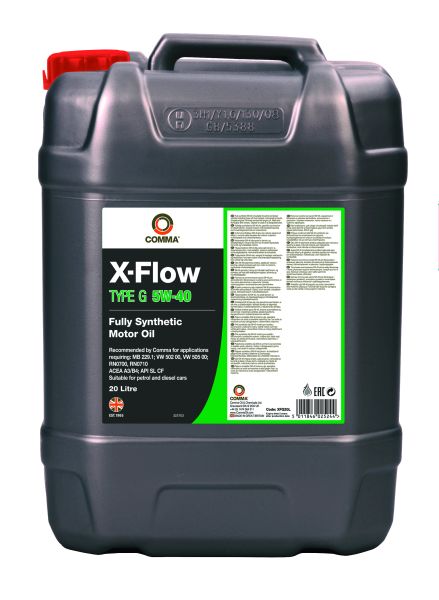 Ulei motor COMMA X-Flow Type G 5W40, volum 20 litri, sintetic