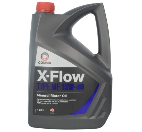 Ulei motor COMMA X-Flow Type MF 15W40, volum 4 litri, mineral
