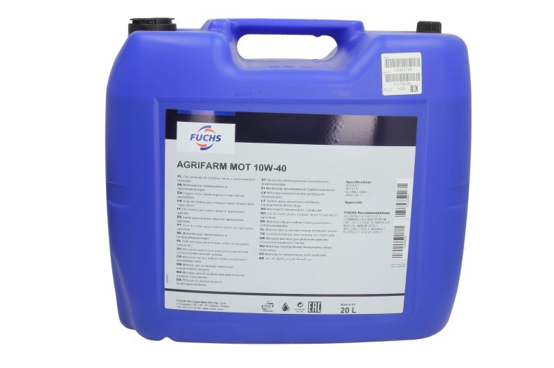 Ulei motor FUCHS AGRIFARM MOT 10W40, volum 20 litri