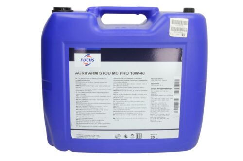 Ulei motor FUCHS AGRIFARM STOU MC PRO 10W40, volum 20 litri