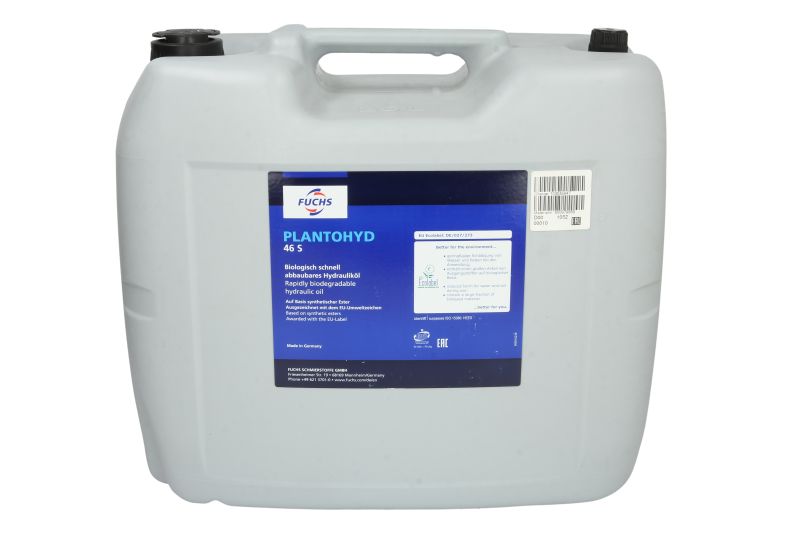 Ulei hidraulic FUCHS PLANTOHYD 46 S, volum 20 litri