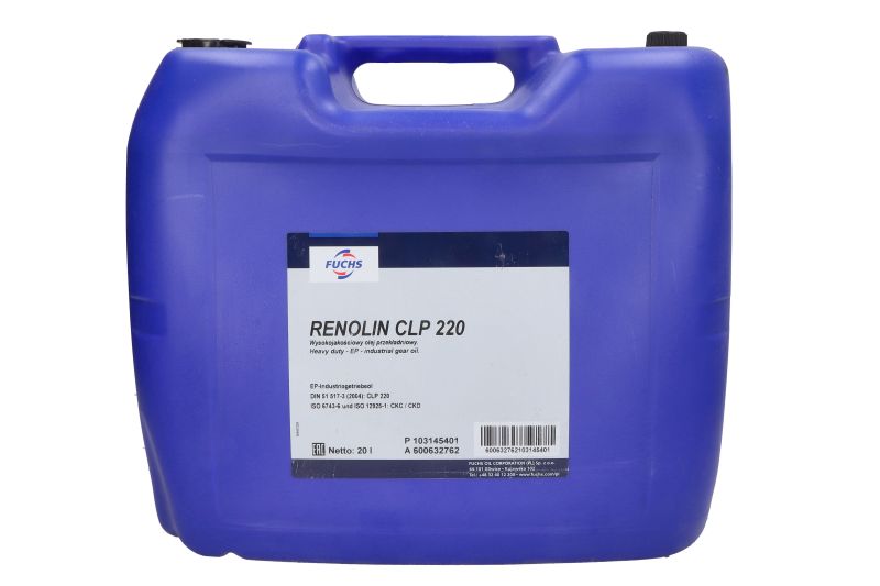 Ulei hidraulic FUCHS RENOLIN CLP 220, volum 20 litri