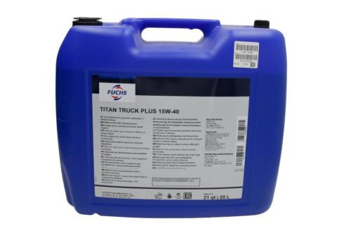 Ulei motor FUCHS TITAN TRUCK PLUS 15W40, volum 20 litri