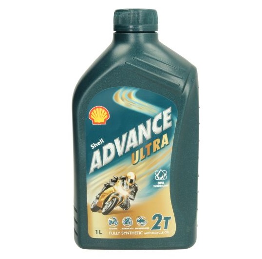 Ulei motor moto SHELL Advance Ultra 2T, volum 1 litru, sintetic