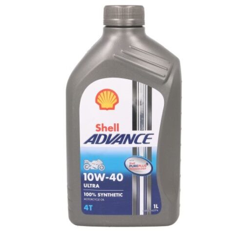 Ulei motor moto SHELL Advance Ultra 4T 10W40, volum 1 litru, sintetic