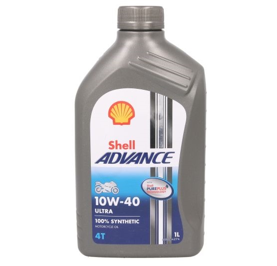 Ulei motor moto SHELL Advance Ultra 4T 10W40, volum 1 litru, sintetic