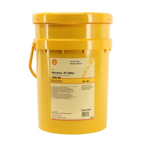 Ulei motor moto SHELL Advance Ultra 4T 10W40, volum 20 litri, sintetic