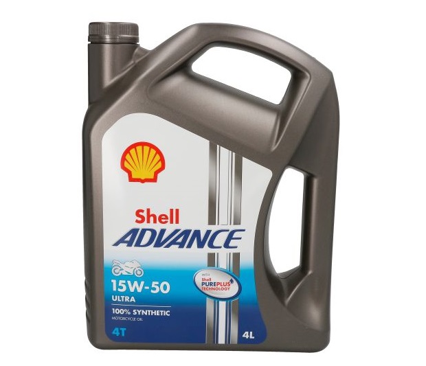 Ulei motor moto SHELL Advance Ultra 4T 15W50, volum 4 litri, sintetic