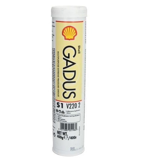 Vaselina pentru rulmenti SHELL GADUS S1 V220 2, baza litiu, tub 0.4 kg, minerala