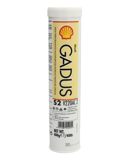 Vaselina pentru rulmenti SHELL GADUS S2 V220AC 2, baza litiu-calciu, rosu, tub 0.4 kg