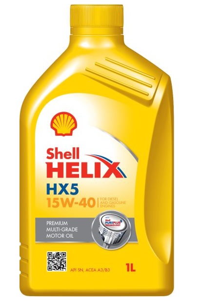 Ulei motor SHELL Helix HX5 15W40, volum 1 litru, sintetic