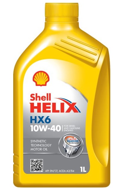 Ulei motor SHELL Helix HX6 10W40, volum 1 litru, sintetic