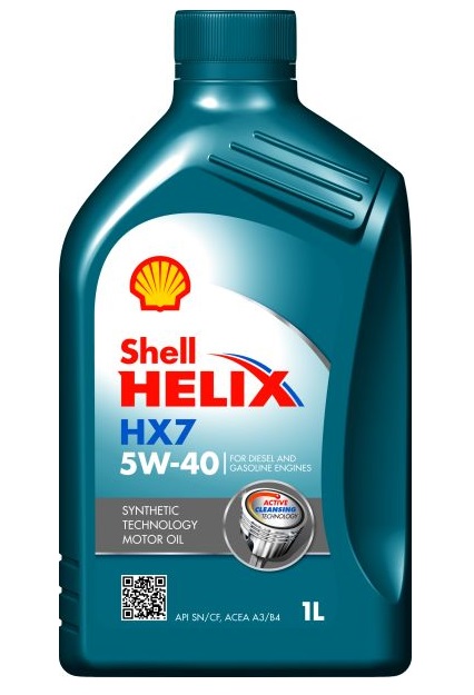 Ulei motor SHELL Helix HX7 5W40, volum 1 litru, sintetic