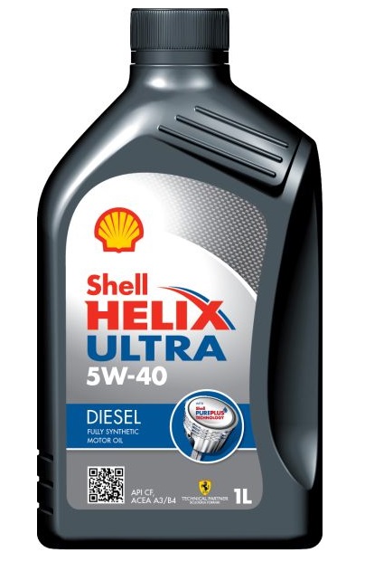 Ulei motor SHELL Helix Ultra DIESEL 5W40 A3/B3/B4, volum 1 litru, sintetic