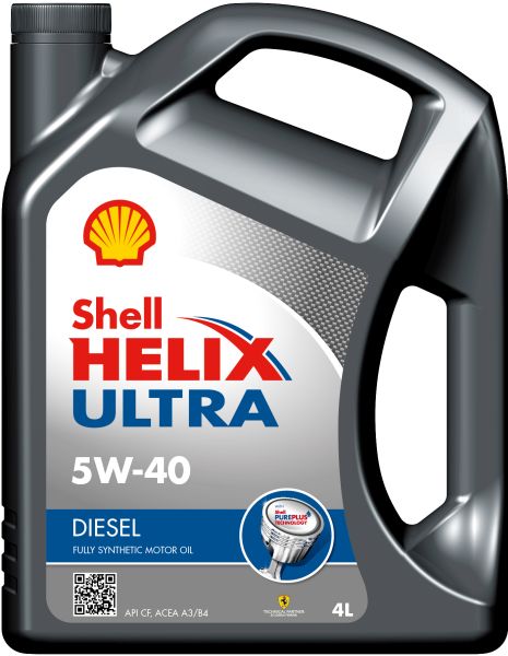 Ulei motor SHELL Helix Ultra DIESEL 5W40 A3/B3/B4, volum 4 litri, sintetic