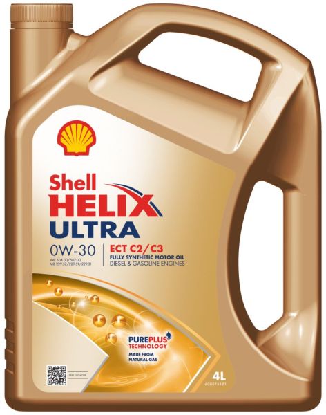 Ulei motor SHELL Helix ULTRA ECT C2/C3 0W30, volum 4 litri, sintetic