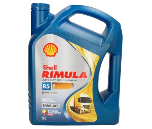 Ulei motor SHELL RIMULA R5 E 10W40, 5 litri, sintetic