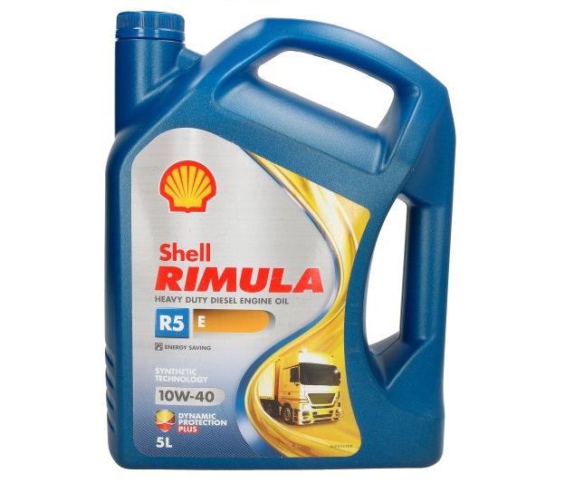 Ulei motor SHELL RIMULA R5 E 10W40, 5 litri, sintetic
