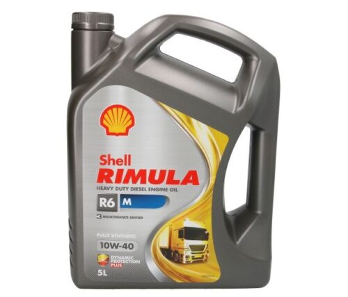 Ulei motor SHELL RIMULA R6 M 10W40, 5 litri, sintetic