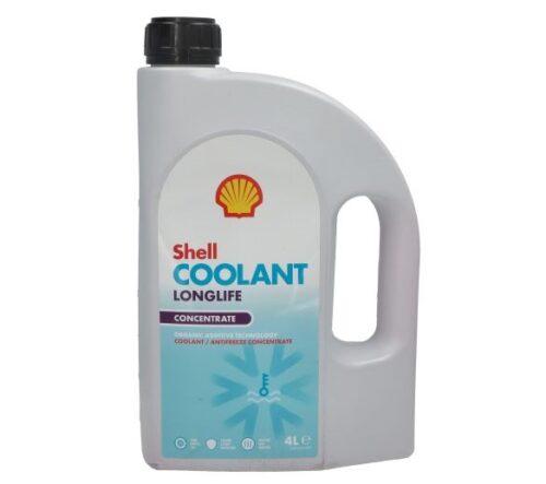 Antigel SHELL COOLANT LONGLIFE G12+/G30, concentrat, roz, volum 4 litri