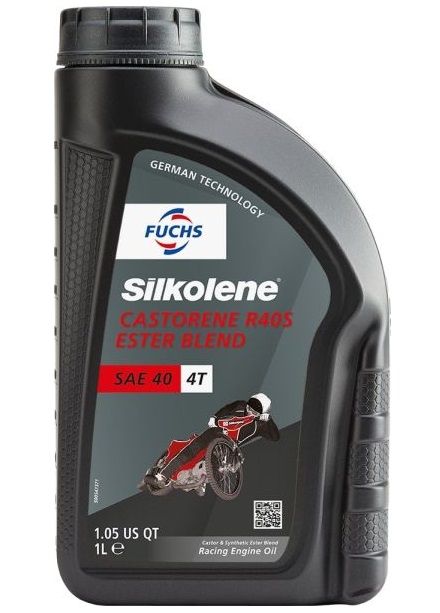 Ulei motor moto FUCHS Silkolene CASTORENE R40S ESTER BLEND 4T, volum 1 litru