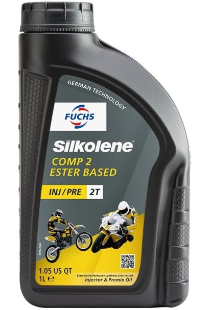 Ulei motor moto FUCHS Silkolene COMP 2 ESTER BASED 2T, volum 1 litru, semi sintetic