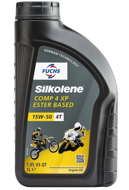 Ulei motor moto FUCHS Silkolene COMP 4 XP 15W50 4T, volum 1 litru, semi sintetic